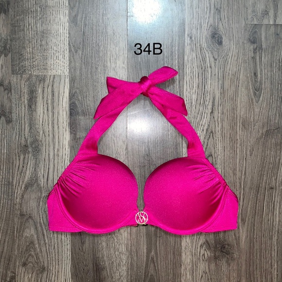 Victoria Secret 34B Bombshell Bikini top magenta - Picture 1 of 1